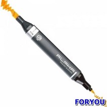 ForU747 알파 디자인마카 낱색 입 6개 펜 마카 디자인 캘리그라피 일러스트, WG04