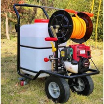 분무기 스프레이 살충제 압축 분사 화초 비료 농업, 가솔린 60리터 80미터 분무기