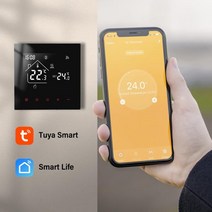 Beok WIFI Tuya 스마트 홈 온도 조절기 컨트롤러 가스 보일러 따뜻한 바닥 전기 난방 에너지 절약 알렉사 앨리스, 01 TDR89B-WIFI-EP, 01 110-240V