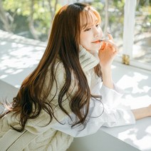 가발나라 여자 붙임머리가발 헤어피스 스윗선데이 5피스 부분가발, 1개, 다크블랙