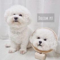 달콤펫초상화 대 강아지초상화 강아지영정사진 dalcompet, 고급원목무늬자수틀