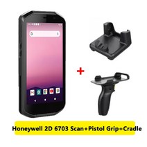 북스캐너 책스캔 안드로이드 9.0 GMS 4G 휴대용 LTE NFC RFID 리더 데이터 터미널 PDA 2D 레이저 바코드, 08 Honey CradlePistol_01 미국