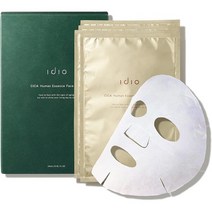 일본직발송 6. IDIO 인간 줄기 CICA 페이스 마스크 페이스 팩 아사히 화성 고급 시트 소재 보습 얼굴 팩, One Size, One Color