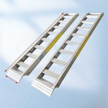 농기계 사다리 5톤 상하차 알루미늄 운반용 트럭 경사로 경운기 발판, 02 2m 2폭 40 6톤 1쌍