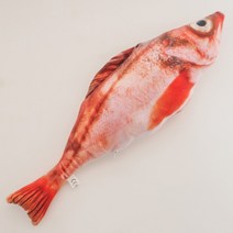 고양이 캣닢 쿠션 물고기 인형 장난감 용품 30cm 붉은동태, 단품