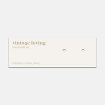 러블리 파스텔컬러 심플 가로형 귀걸이택 라벨 90X30mm 제작 악세사리 종이택 주얼리 상품 행택 포장 맞춤제작, 단면_90X30mm, 스노우지_500매, 타공없음