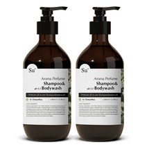 수오가닉 퍼퓸 샴푸워시 오스만투스 1000ml 2개