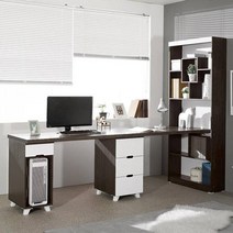 모아가구 퍼니 1500 서랍형 코너 책상세트/책상세트/컴퓨터책상/책상/가구/미아트/미소비즈/신학기/신학기가구/학생가구, 화이트