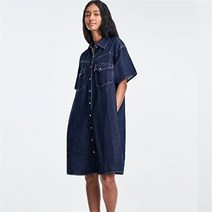 리바이스 NC02 Elowen웨스턴데님셔츠원피스 2001분당 Elowen 웨스턴 데님 셔츠원피스 A3344-0000