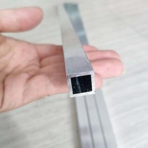 각파이프 알루미늄 사각 파이프 15mm 정사각형 금속 알루미늄 튜브 파이프 사용자 정의 길이 DIY 재료 모델, 01 15x15x2mm_04 49cm 2Pcs