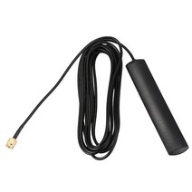 안테나 gps 증폭기 재방사 Sma dab 공기 케이블 lte 3g 4g gsm 내부 연결 rosca 어댑터 90018002100 mhz 3dbi 3-5v, 검은색