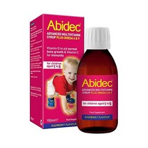 서베크 키즈 멀티비타민 시럽 어린이의 과 뼈 에 필요한 비타민 D 함유 오메가 6 9 15세 어린이 150ml