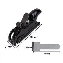 합금강 목공 대패 미니 핸드 평면 바닥 가장자리 목재 트리밍 목수 도구, 98mm