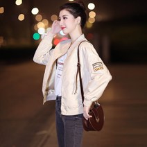 MOSAIRATION쇼트 코트 여성 점퍼 봄 캐주얼 코디 양기 저고리 야구복 겉옷 야구점퍼