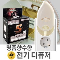 디퓨저 플러그/전기 발향 디퓨져/미국산 명품 향수향, 커스텀형-02.호랑나비, 디퓨저플러그 본체단품