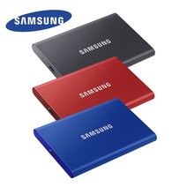 [삼성전자] 포터블 SSD T7 (500GB) / 타이탄그레이 메탈릭레드 인디고블루 / 휴대용 외장스토리지
