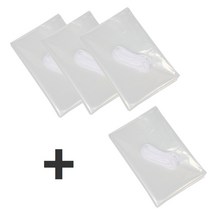 끈다리 비닐봉투 130cm X 150cm 쏘서보관용 3+1장