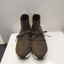 [파사디골프] 파사디 골프 여성 발목까지 편안한 니트 골프화 PPRAAE9F01M [뉴코아, 색상:카키 / 사이즈:230