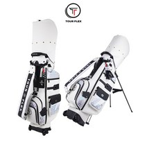 투어플렉스 2023년 휘턴 스탠드백 골프백 캐디백 국내유일특허온라인전용상품, 블랙