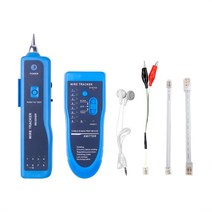 Kebidumei 와이어 트래커 트레이서 토너 전화 이더넷 LAN 네트워크 케이블 테스터 감지기 RJ11 RJ45 Cat5 Cat6 용 라인 파인더, 푸른, 02 02