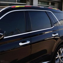 [JS AUTOMOTIVE] 팰리세이드 루프렉 레일 지붕천장 엠블럼 데칼 랩핑 튜닝 몰딩 스티커 인테리어 자동차 용품, 화이트_퍼포먼스