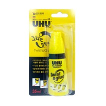 독일 UHU 우후 그리는 투명 접착제 35ml, 단품