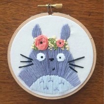 101도 프랑스자수 DIY 패키지세트 초보자용 묶음, HS01(자수틀15cm)