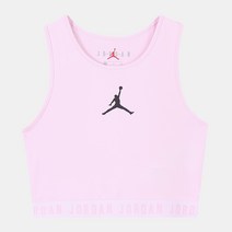 조던주니어 점프맨 로고 크롭기장 민소매티셔츠 45A855A9Y 라이트핑크