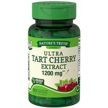 Natures Truth 네이쳐스 트루스 울트라 타트 체리 추출 1200mg 90정 2팩 Ultra Tart Cherry Extract, 2개