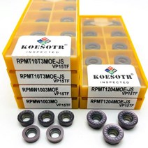 내부 원형 카바이드 인서트 RPMT1204 RPMW1003 RPMT10T3MO E JS VP15TF RPMT 1204CNC 금속 선반 공구 RPMW, [02] RPMW1003MO VP15TF, [02] 100개 세트10box
