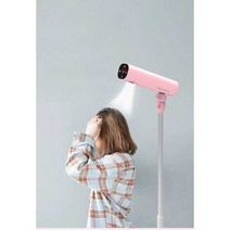 수직 드라이어 고정 냉온순환풍 저소음 머리말리기, 핑크색리모콘(1공기출구+2단조절)