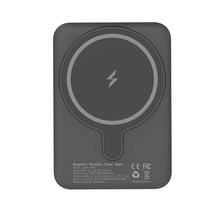 플랜비 맥세이프 아이폰 무선 부착식 대용량 보조배터리, 다이아블랙(10000mAh), 베이직 더블