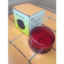 경보등 야외 방수 ip66 유선 보안 비상 led 스트로브 라이트 신호 사이렌 경고 램프 dc12v 레드 블루 케이스 컬러 손전등, 푸른, 02 빨간