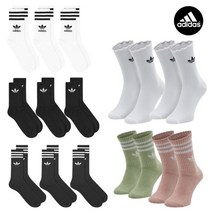 아디다스 아디다스 장목양말 오리지널 크루 남자 여자 긴양말 레깅스양말 9종