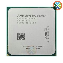 AMD A8 5500 5500K 5500B 3.2GHz 쿼드 코어 스레드 CPU 프로세서 65W AD5500OKA44HJ/AD550BOKA44HJ 소켓 FM2, 한개옵션0