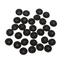 1.5-2 cm 헤드폰 덮개 헤드폰 쿠션 이어 모퍼스 용 탄성 이어 패드, 검은색