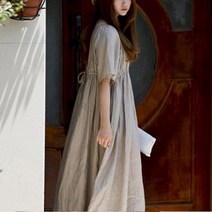 모리아 린넨 여름 루즈핏 원피스 QP