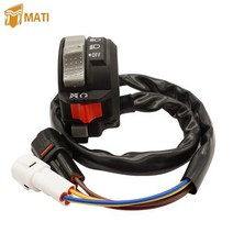 ATV 부품 사륜 4륜 왼쪽 핸들 바 스위치 컨트롤 엔진 시작 헤드 라이트 야마하 랩터 Kodiak 450 700 YFZ450R YFZ450X 1S3 83973 11 00ATV a