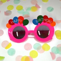 웃긴안경 풍선체리핑크 생일파티소품 용품 이벤트장식 생일 생일안경 악세사리, 상세페이지 참조, 단품