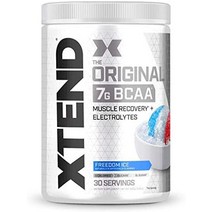 단백질 xtend 오리지널 bcaa 분말 수박 폭발 - 아미노산, 자유의 얼음, 30인분(1팩)