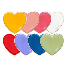 그립톡 하트 버튼 베이직 스마트톡, 카키, 없음