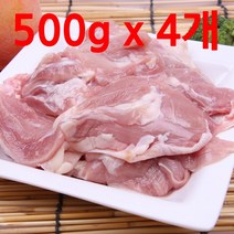 국내산 닭고기 닭정육 냉장 닭다리살 2kg (500g x 4개) 뼈없음 삼화푸드