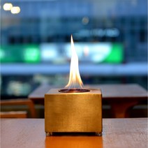 코지앤코 센스토브 스퀘어 연기없는 캠핑테이블 미니 에탄올난로, 스텐레스+가방세트