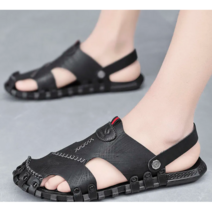 REZENZI슬리퍼 남자 여름 남성 샌들 2022 실외 시원한 슬리퍼 밖 신다 유행 모래사장