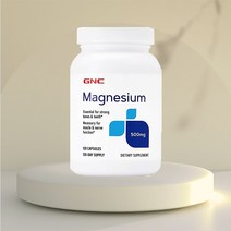 GNC 마그네슘 500 mg 120 캡슐