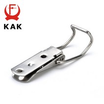 현관잠금장치 걸쇠 KAK J115B 연강 캐비닛 상자 잠금 장치 4 개 74x20 스프링 장착 래치 캐치 토글 슬라이딩 도어 창 하드웨어 용