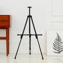 이젤 전시용 회화 광고 전시회 삼각대 화판 휴대용 알루미늄 젤제, 일반형 알루미늄 이젤 실버