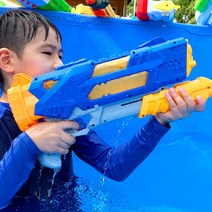 어린이 유아 아동 여름 물놀이 장난감 워터밤 물총 머신건 워터건, 03. 슈퍼 헤비 트윈 머신건 (색상랜덤)