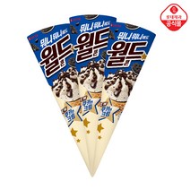 롯데제과 월드콘 쿠키앤크림 24개 (1박스) 아이스크림, 1박스, 160ml