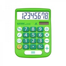 CATIGA CD8185 사무실 가정용 스타일 계산기 프린터 영수증, Green